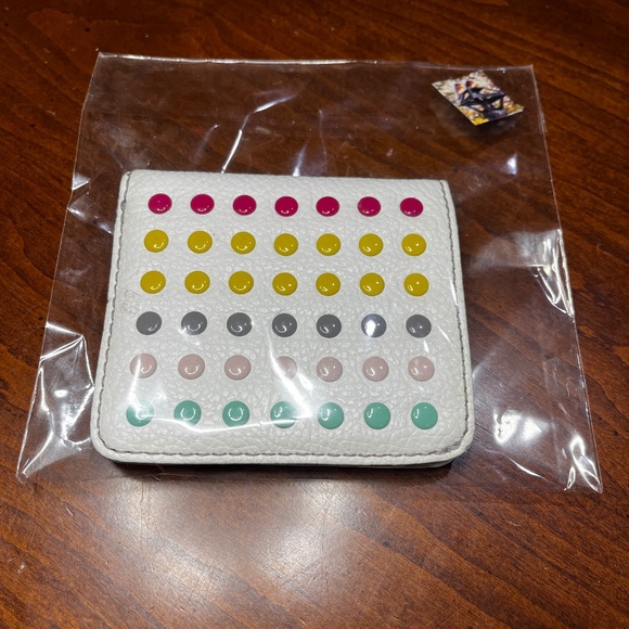 FOSSIL - Women’s bi-fold wallet with color dots - Picture 1 of 5